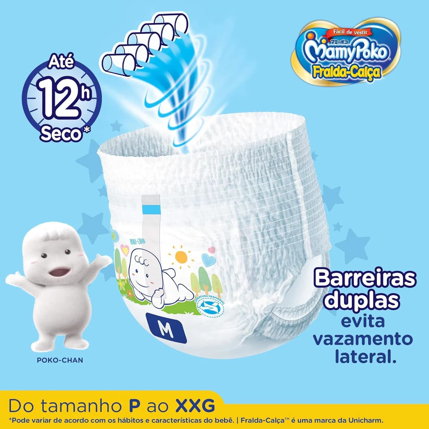 Fralda MamyPoko do P ao XXG